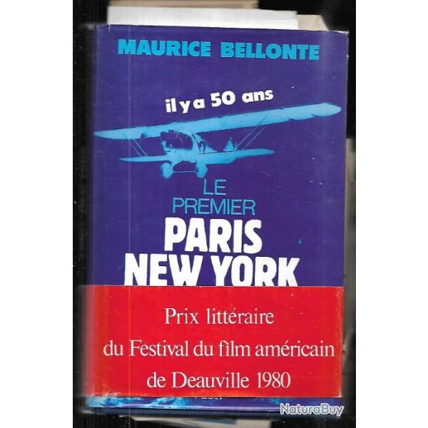 il y a cinquante ans , le premier paris new-york. costes et bellonte d�dicac� et coupures de presse