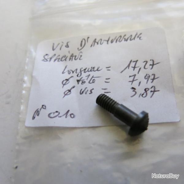 VENDU PAR CUIRASSIER11 N010 VIS SPECIALE D'ARMURERIE