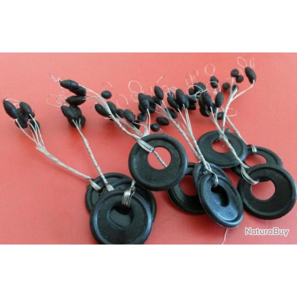Lot de 60 arr�ts de flotteurs