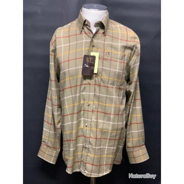 CLUB INTERCHASSE "Myles" Chemise homme Taille S (NEUF) *Prix �tiquet�: 69�*