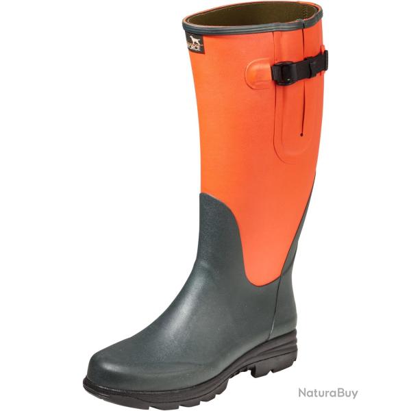 Bottes en caoutchouc n�opr�ne NEO 2 Couleur Orange Olive