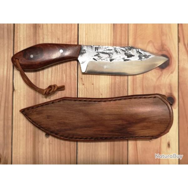 Couteau Hilmar "Bear Tracker"  �tui tan