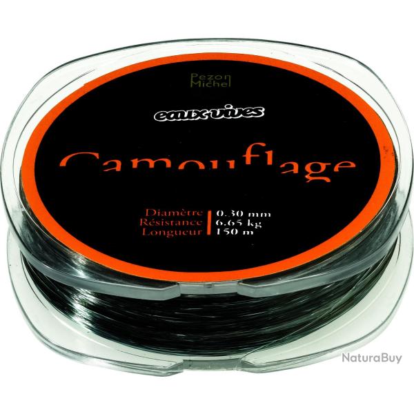 FIL EAU VIVE CARNASSIER CAMOUFLAGE 0.13 NPC