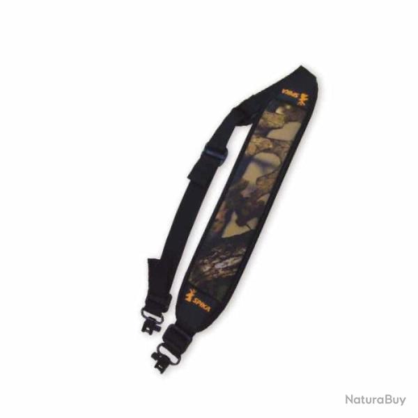 Bretelle pour carabine Spika en n�opr�ne Noir - Camo
