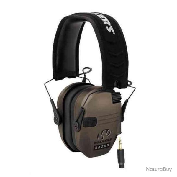 Casque Anti Bruit �lectronique Walker's Razor 2 Noir - Savanne