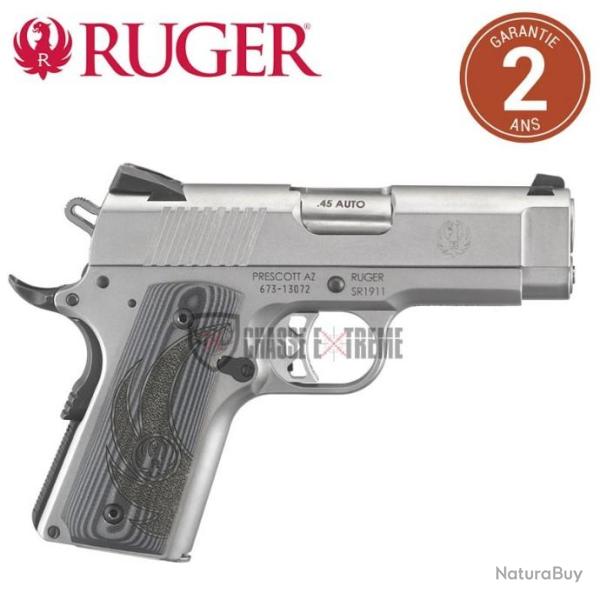 Pistolet RUGER SR1911 Officer Custom Shop 3.6" cal 45 Auto