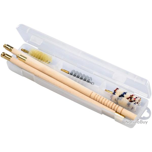 BOITE DE NETTOYAGE FUSIL STIL CRIN CAL. 12 BAGUETTE BOIS