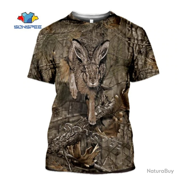 Tee-shirt livre/camo , taille de S  5XL.