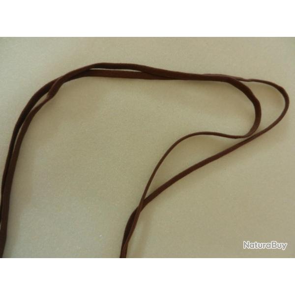 paire lacets militaires fran�ais neufs de stock pour brodequins (chasse p�che rando) longueur 100 cm