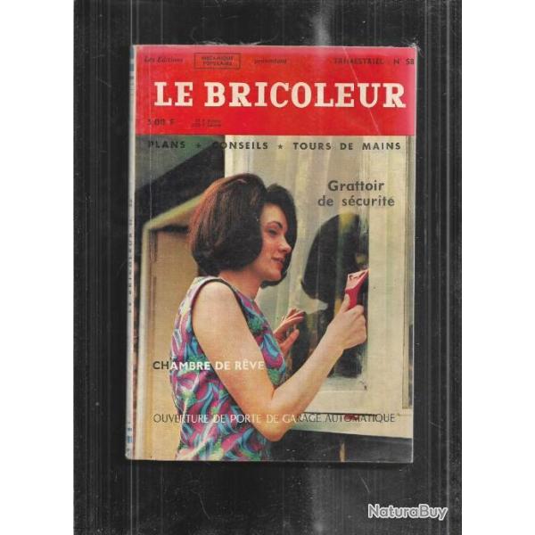 le bricoleur par m�canique populaire 1968 , lits jumeaux emboitables, bateau � roue, four � traiter