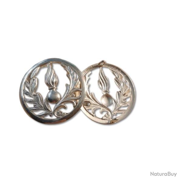 Insigne de b�ret de l'intendance arm�e fran�aise- Fabrication Coinderoux