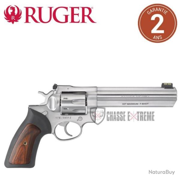 Revolver RUGER GP100 Stainless Hausse R�glable 6" cal 357 Mag