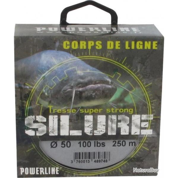 TRESSE SILURE 250M NEW 0.50mm-100lbs