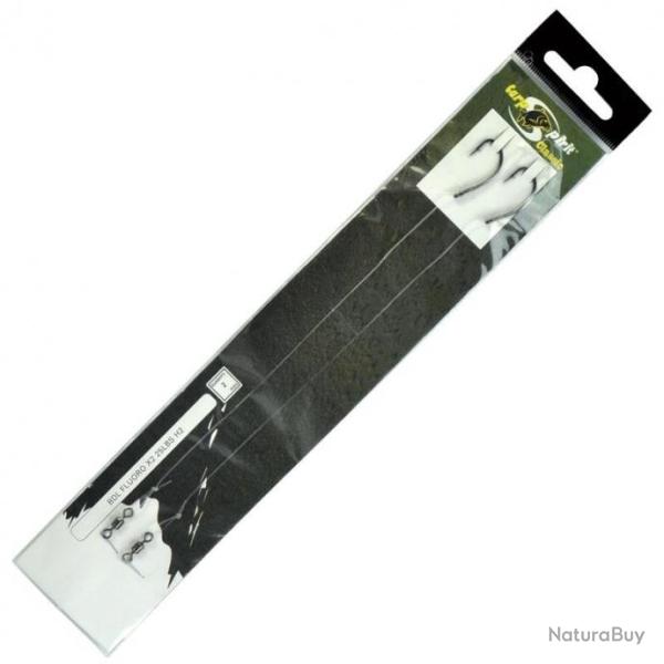 BAS DE LIGNE CARPE FLUORO PAR 2 25LBS Taille 4