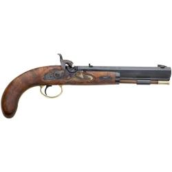 Pistolet Investarm Hawken 410 &agrave; percussion cal.45 canon octogonal 8" acier bronz&eacute; SA 1cp
