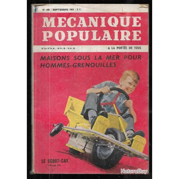 m�canique populaire 1963 scoot car, installation arroseur automatique , l'alpinisme en famille