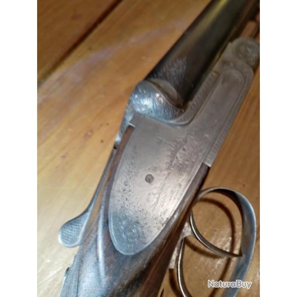 Exceptionnel juxtapos� Li�geois de J. SAIVE 12/70 magnifiquement grav� 12/70 canons de 76
