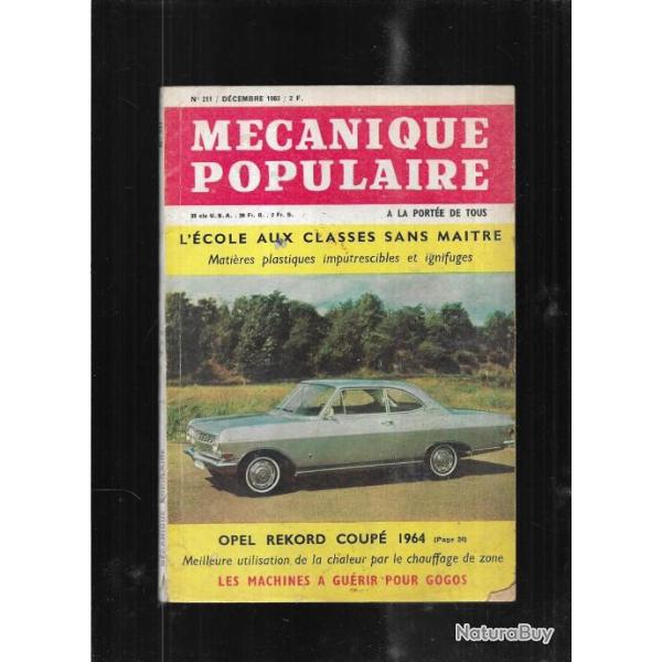 m�canique populaire 1963 mansardes, conseils utilisation fusil de chasse, aviation tactique