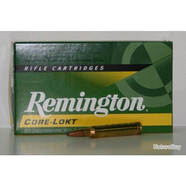 MUNITIONS REMINGTON CORE LOKT 180 GR CAL. 300WIN MAG X20