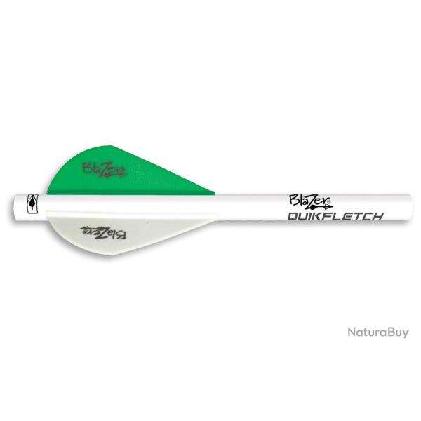 BOHNING - Plume et Wrap TRUEFLETCH Blazer 2" (x6) VERT N�ON + BLANC