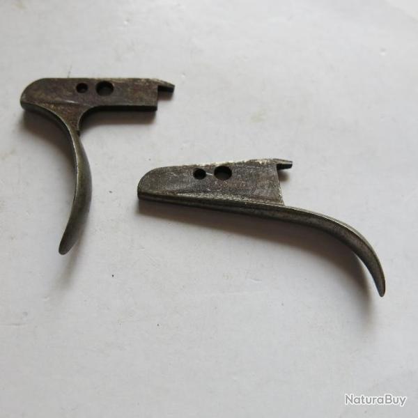 VENDU PAR CUIRASSIER11 N� 50  PAIRE DE DETENTES FUSIL HAMMERLESS