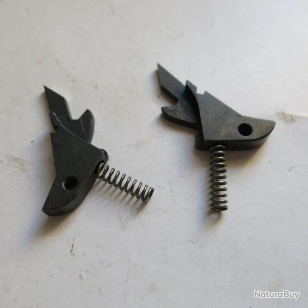 VENDU PAR CUIRASSIER11  PAIRE DE GACHETTES + RESSORTS FUSIL NIKKO CAL 12