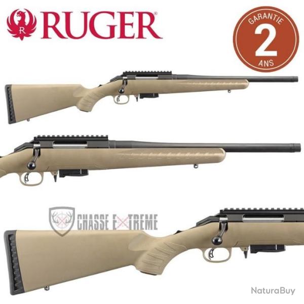 Carabine RUGER American Ranch 46cm Cal 300blk Fde