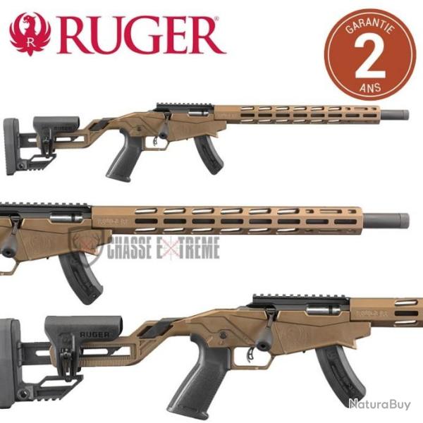 Carabine RUGER Prcision Rimfire Bronze 46cm Cal 22 Lr