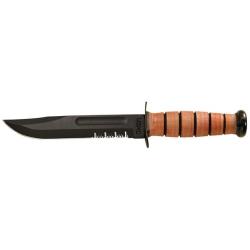 KA-BAR - USMC MANCHE CUIR
