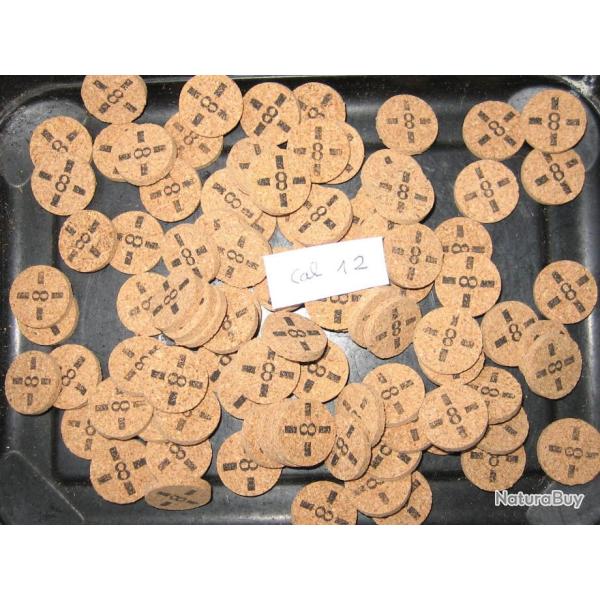 Rondelles  li�ge  No  8  croisillon  de  calibre  12