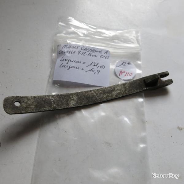 VENDU PAR CUIRASSIER11 N 110  RESSORT DE DETENTE   POUR CARABINE  9-12-14 MM ET 22 LR