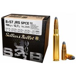 MUNITIONS SELLIER BELLOT CALIBRE 8x57 JRS SPCE 196gr - 12.7g x50