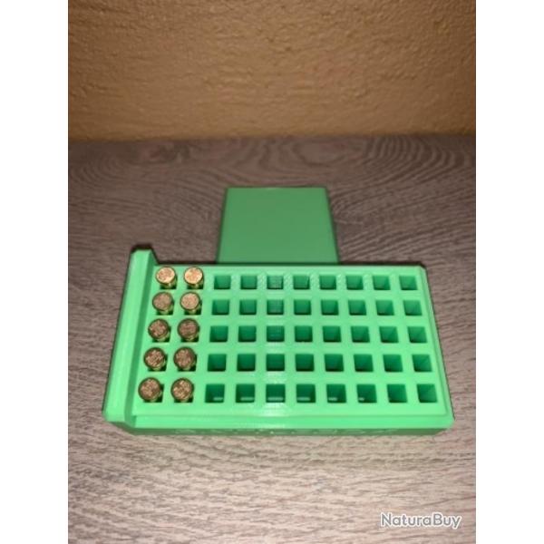 Boite verte claire pour 50 munitions 22 Lr ( long rifle )