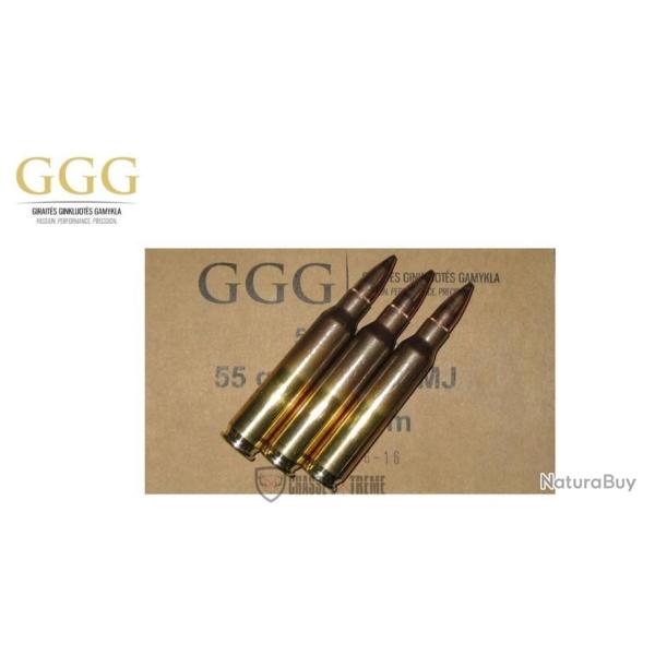 50 Munitions GGG cal 223 Rem 55gr FMJ
