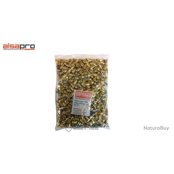 500 Ogives ALSA PRO cal 9mm 124gr FMJ
