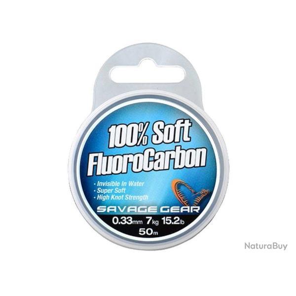 FIL FLUOROCARBON SOFT SAVAGEAR NPC 0.33mm 50m