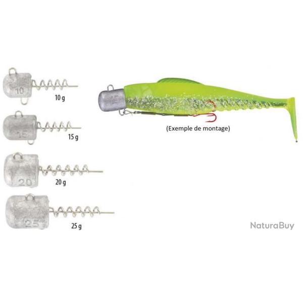 TETE PLOMBEE BULLET 7gr
