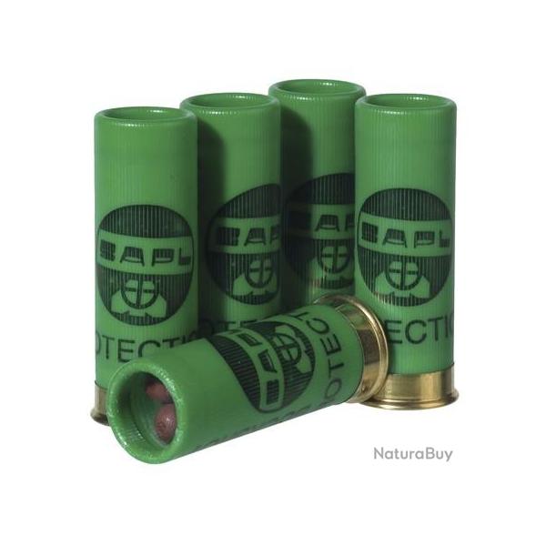 BTE 5 CARTOUCHE  PROJECTILE SAPL CHEVROTINE CAL. 12 67MM