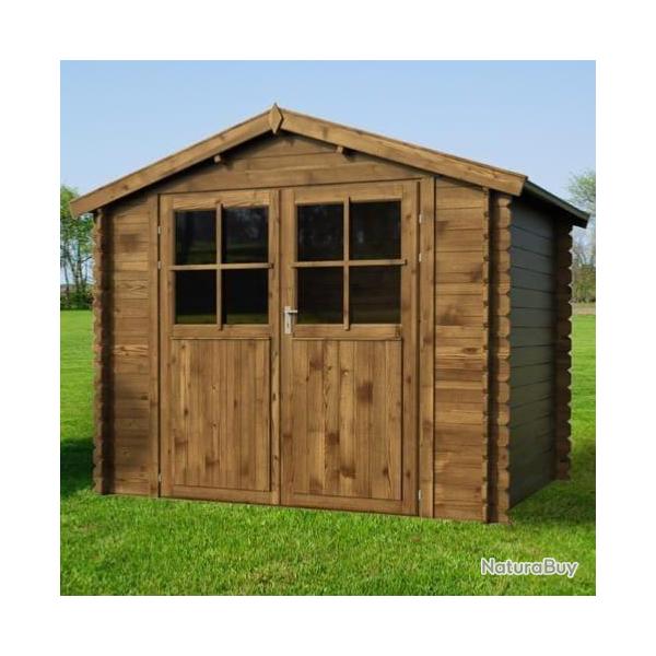 Abri de jardin 5,26 m en pin autoclave abri en bois abri outillage rangement cielterre-commerce