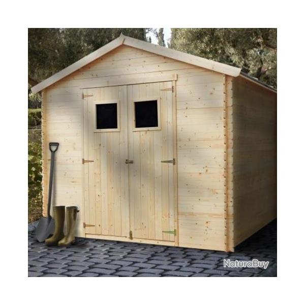 Abri de jardin 7,23 m en sapin FSC abri en bois abri outillage rangement bois cielterre-commerce