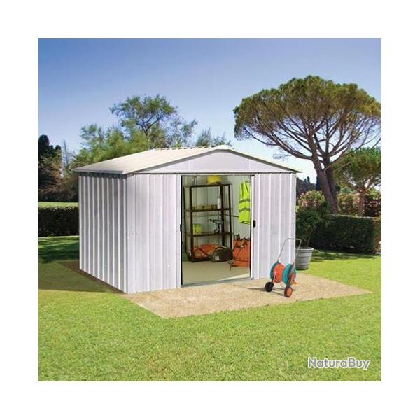 Abri de jardin mtal 11,99m + kit ancrage abri pour le bois abri outillage avis cielterre-commerce