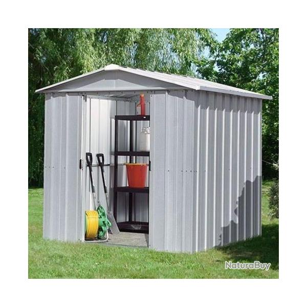 Abri de jardin mtal 4,38m + kit ancrage abri pour le bois abri outillage cielterre-commerce
