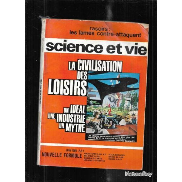 Science et vie 1964, n 557, 558, 560, 561, d�tergents , d�collage vertical, nucl�aire , cargos a�ri