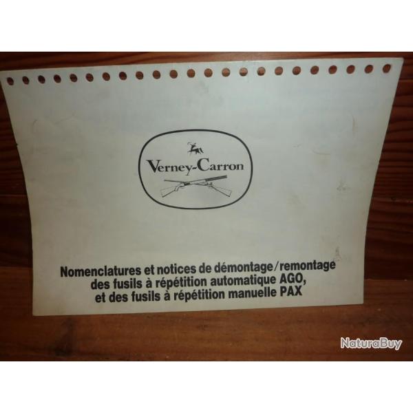 Notices Verney carron AGO et PAX