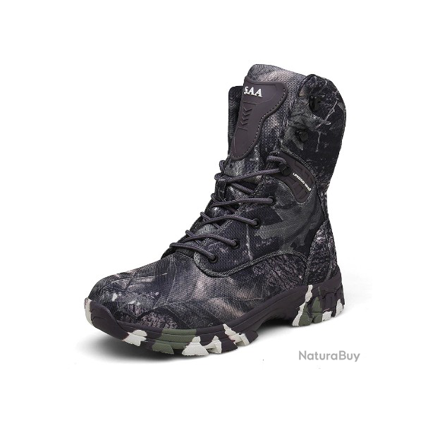 Bottes Tactique Grey - S�curit� - Chasse - Randonn�e - Activit� Outdoor