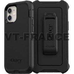 Coque Anti Choc Otterbox Defender pour iPhone-Noir-iPhone 12 Mini 20260729082510