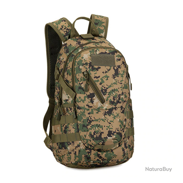 Sac � dos, multifonction, 20L, camo pixel.