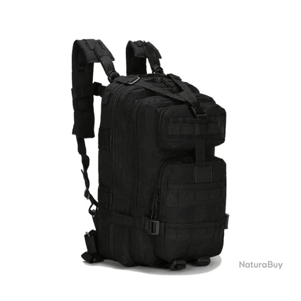 Sac � dos, 30L, noir uni.