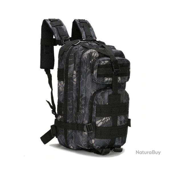 Sac � dos, 30L, camo noir.