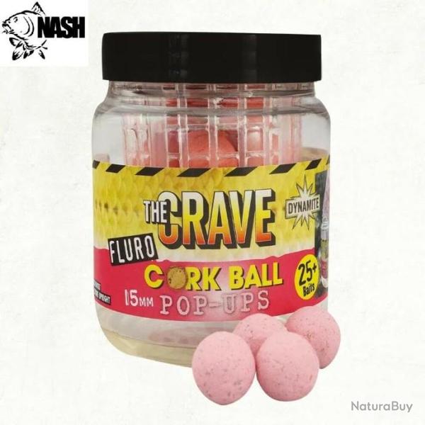 Promo: Bouillette Pop Up Dynamite Baits The Crave Cork Ball Fluro 15mm